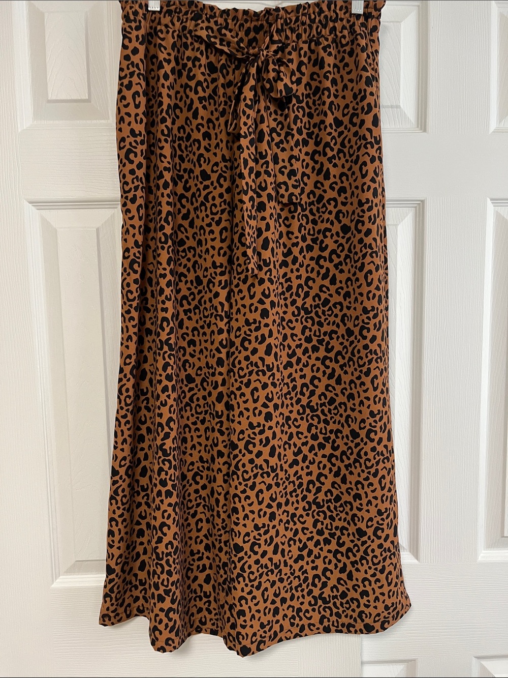 Sienna Sky Wide Leg Leopard Print Pants